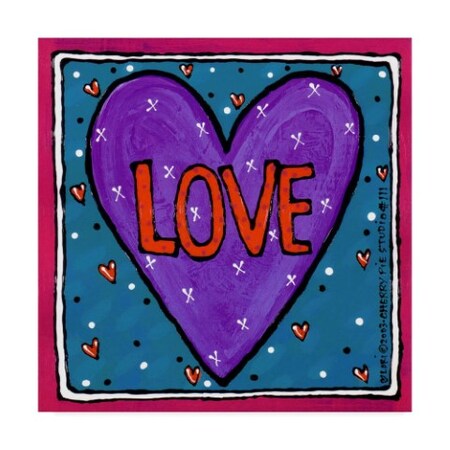 Cherry Pie Studios 'Heart Of Love' Canvas Art,14x14